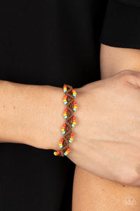 Blue,Bracelet Seed Bead,Brown,Multi-Colored,Orange,Red,Yellow,Cast a Wide Net Multi ✧ Urban Bracelet