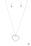 Love to Sparkle Purple ✧ Heart Necklace Short