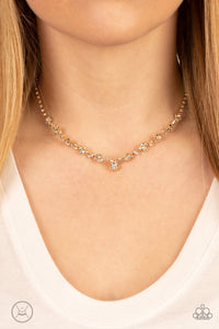 Gold,Necklace Choker,Necklace Short,Regal Rebel Gold ✧ Choker Necklace