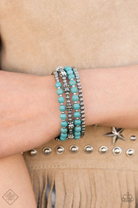 Blue,Bracelet Coil,Simply Santa Fe,Turquoise,Road Trip Remix Blue ✧ Coil Bracelet
