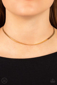 Gold,Necklace Choker,In No Time Flat Gold ✧ Choker Necklace