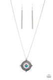 Compass Composure Blue ✧ Iridescent Necklace Long
