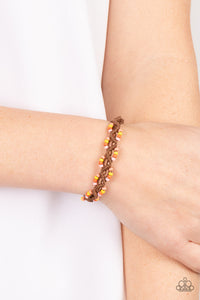 Bracelet Knot,Brown,Light Pink,Orange,Pink,Urban Bracelet,White,Yellow,Cast a Wide Net Orange ✧ Urban Bracelet