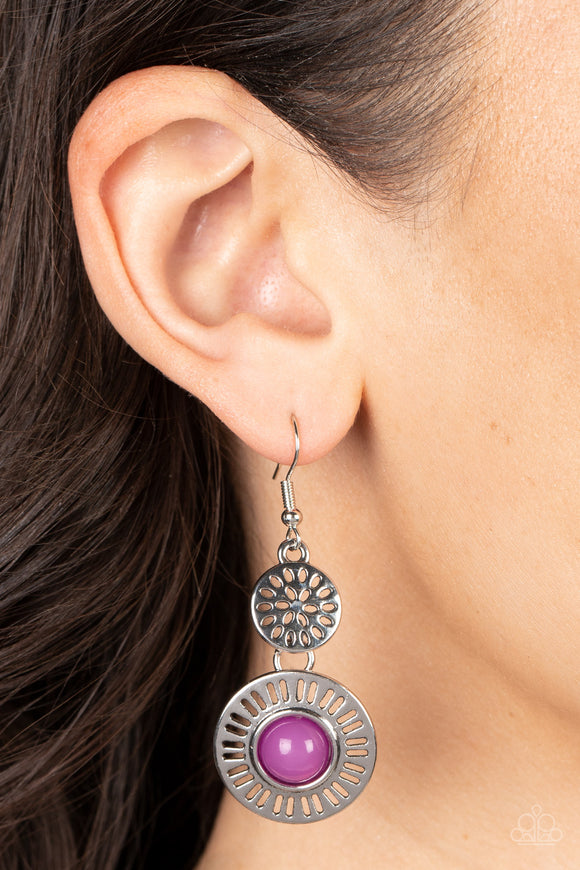 Ocean Orchard Purple ✧ Earrings