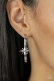 Lone Star Shimmer White ✧ Hoop Earrings Fashion Fix Hoop Earrings