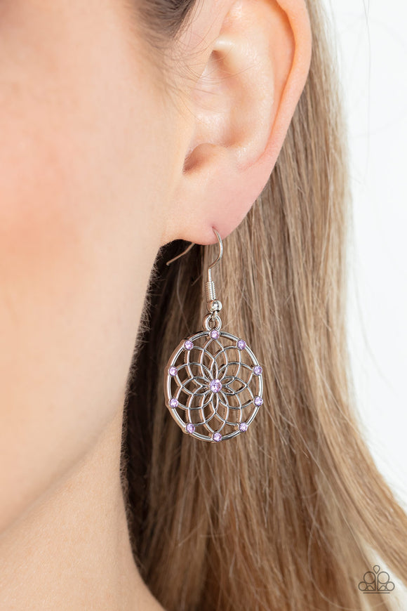 Springtime Salutations Purple ✧ Earrings Earrings