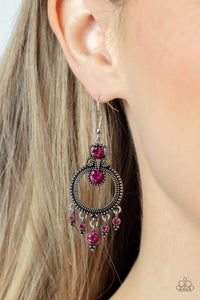 Earrings Fish Hook,Pink,Palace Politics Pink ✧ Earrings