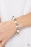 Stone Age Aesthetic White ✧ Stretch Bracelet