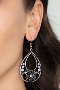 Earrings Fish Hook,Purple,Meadow Marvel Purple ✧ Earrings
