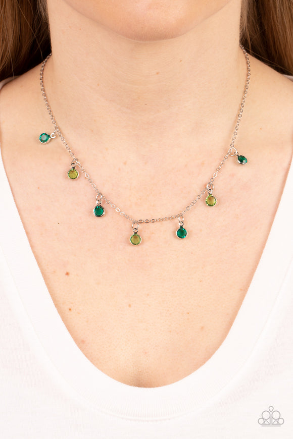 Carefree Charmer Green ✧ Necklace Short