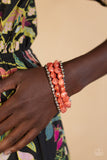 Seaside Siesta Orange ✧ Stretch Bracelet