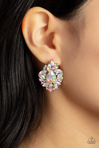 Earrings Post,Iridescent,Multi-Colored,We All Scream for Ice QUEEN Multi ✧ Iridescent Post Earrings