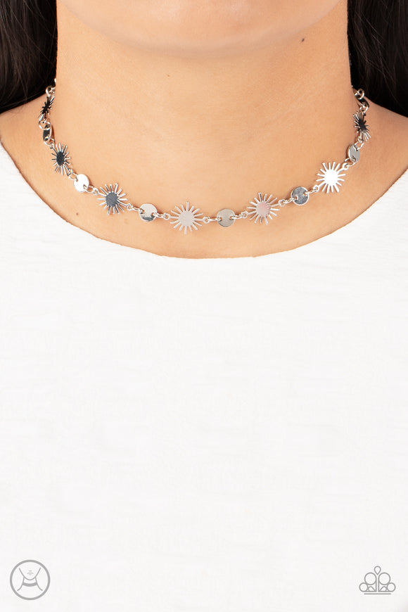 Astro Goddess Silver ✧ Choker Necklace