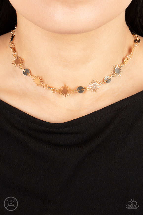 Astro Goddess Gold ✧ Choker Necklace