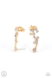 Astral Anthem Gold ✧ Ear Crawler Post Earrings