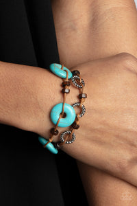 Blue,Bracelet Knot,Brown,Turquoise,Urban Bracelet,Quarry Quandary Blue ✧ Urban Bracelet