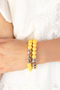 Bracelet Stretchy,Sets,Yellow,Dip and Dive Yellow ✧ Stretch Bracelet