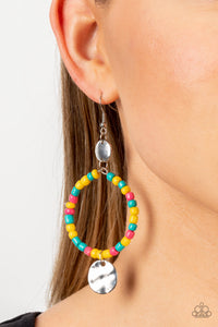 Blue,Earrings Fish Hook,Earrings Seed Bead,Multi-Colored,Purple,Yellow,Cayman Catch Yellow ✧ Seed Bead Earrings