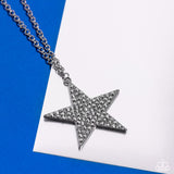 Rock Star Sparkle Black ✧ Star Hematite Necklace