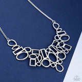 Geometric Grit Silver ✧ Necklace