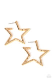 All-Star Attitude Gold ✧ Star Hoop Earrings