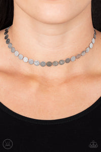 Necklace Choker,Necklace Short,Silver,Flash Mob Flicker Silver ✧ Choker Necklace