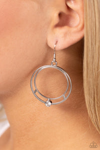 Earrings Fish Hook,White,Refined Rotation White ✧ Earrings