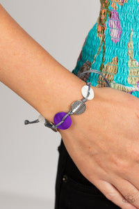 Bracelet Knot,Gray,Purple,Sets,Silver,White,Shore Up Purple ✧ Bracelet