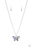 Free-Flying Flutter Blue ✧ Butterfly Necklace