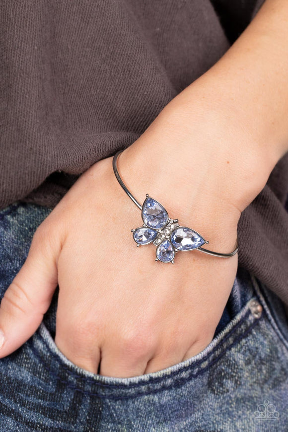Butterfly Beatitude Blue ✧ Cuff Bracelet