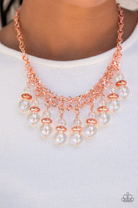 Copper,Fall2022,Iridescent,Necklace Short,Deep Space Diva Copper ✧ Iridescent Necklace
