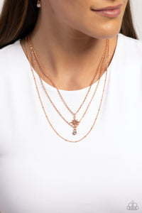 Copper,Necklace Short,Trendy Twinkle Copper ✧ Necklace