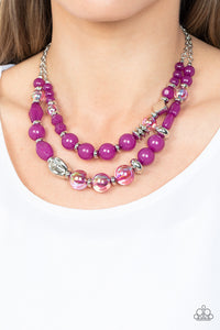 Iridescent,Necklace Short,Purple,Mere Magic Purple ✧ Iridescent Necklace