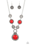 Poppy Persuasion Red ✧ Necklace
