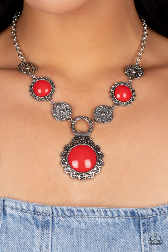 Poppy Persuasion Red ✧ Necklace