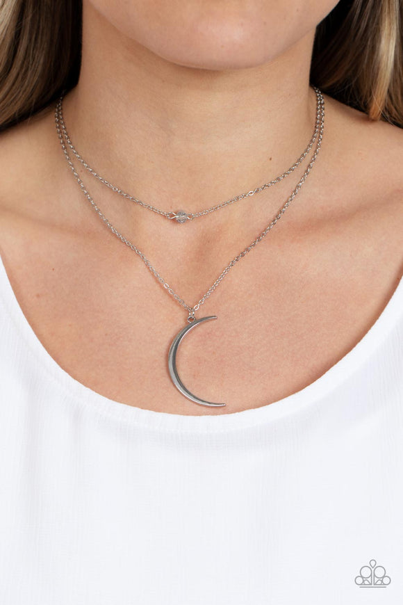 Modern Moonbeam Silver ✧ Necklace