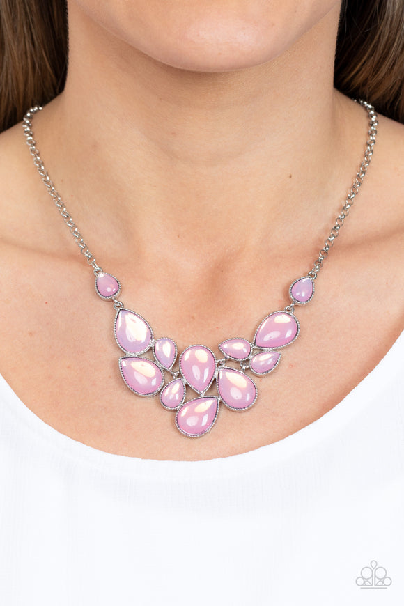 Keeps GLOWING and GLOWING Pink ✧ Opalescent Necklace