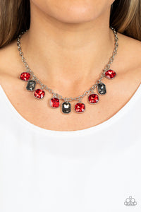 Holiday,Necklace Short,Red,Silver,Best Decision Ever Red ✧ Necklace