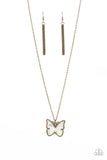 Gives Me Butterflies Brass ✧ Necklace