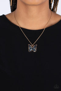 Butterfly,Gold,Necklace Short,Gives Me Butterflies Gold ✧ Necklace