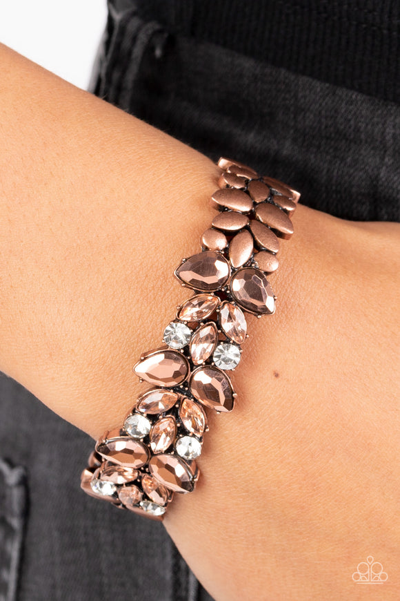 Glacial Gleam Copper ✧ Cuff Bracelet