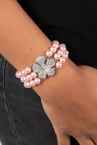 Bracelet Stretchy,Light Pink,Pink,Park Avenue Orchard Pink ✧ Stretch Bracelet