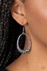 Earrings Fish Hook,Green,Iridescent,Silver,Seafoam Shimmer Green ✧ Iridescent Earrings