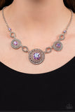 Cosmic Cosmos Purple ✧ Iridescent Necklace