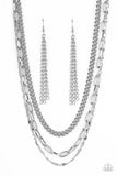 Galvanized Grit Silver ✧ Necklace