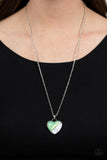 Nautical Romance Green ✧ Heart Necklace