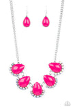 Ethereal Exaggerations Pink ✧ Iridescent Necklace