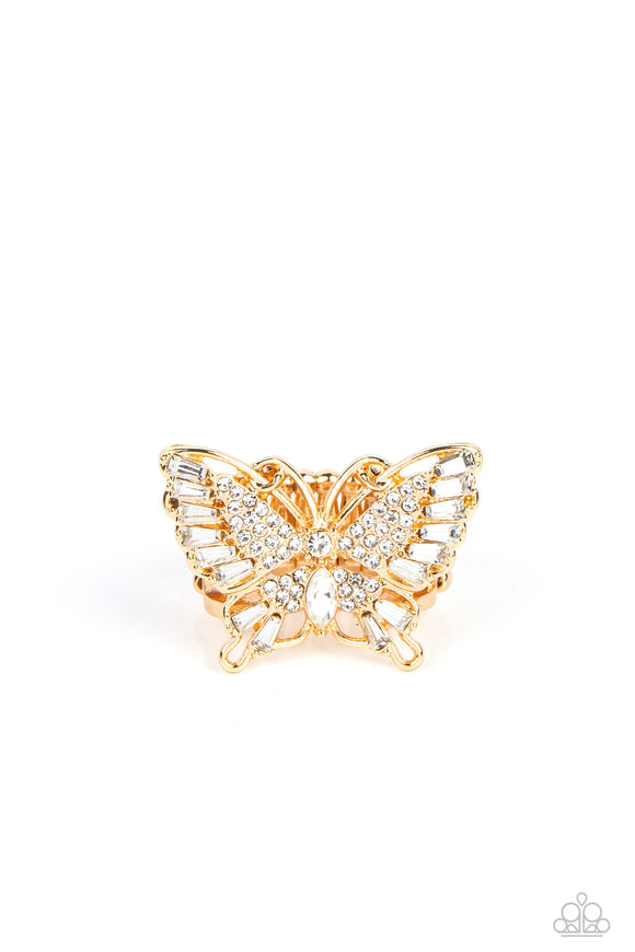 Fearless Flutter Gold ✧ Butterfly Ring