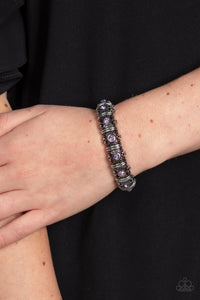 Bracelet Stretchy,Purple,Ageless Glow Purple ✧ Stretch Bracelet