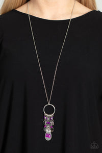 Necklace Long,Purple,Silver,Totally Trolling Purple ✧ Necklace